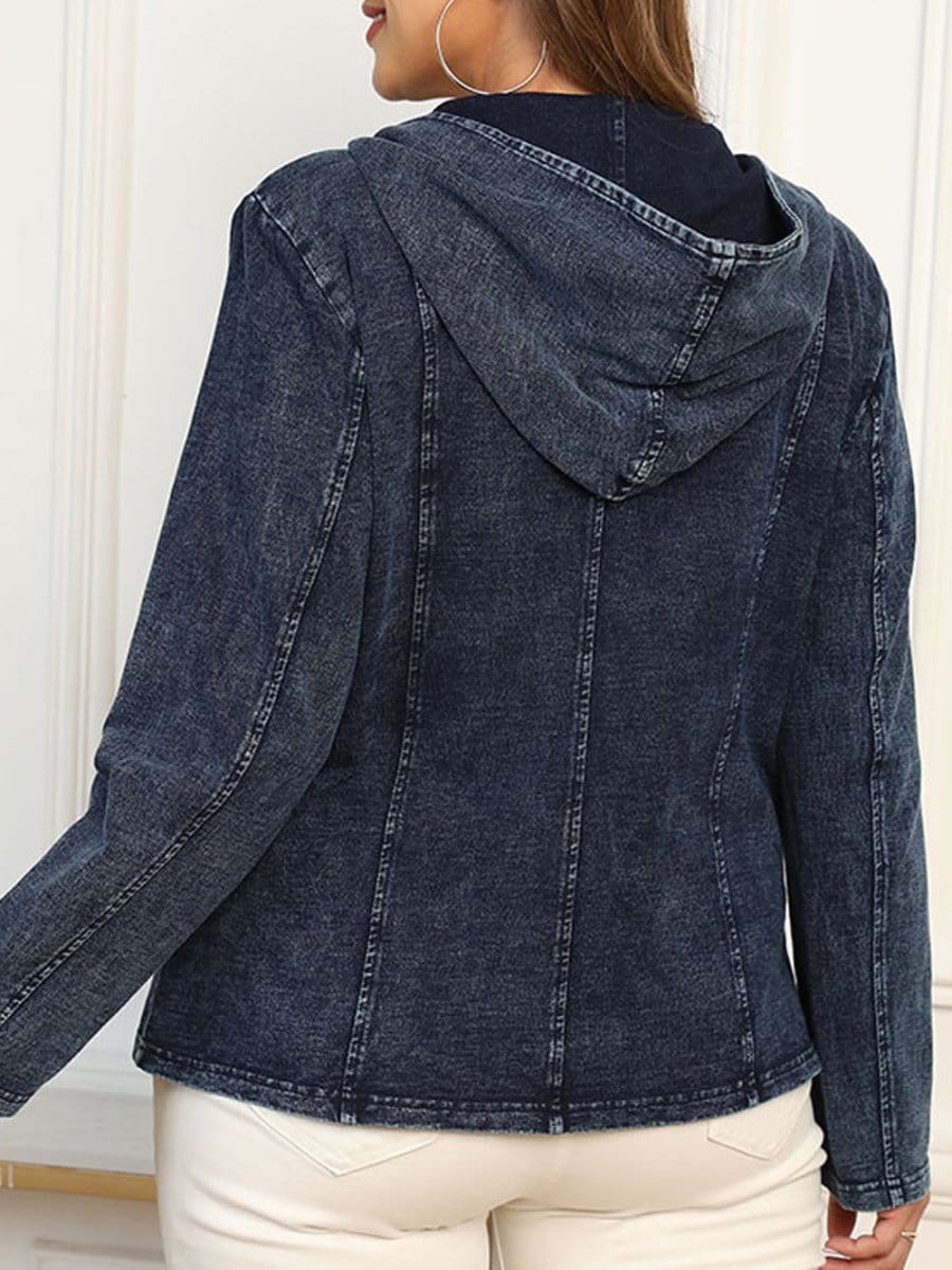 Noemi Denim Hooded Jacket