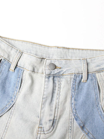 Odette Hollow Out Denim Pant
