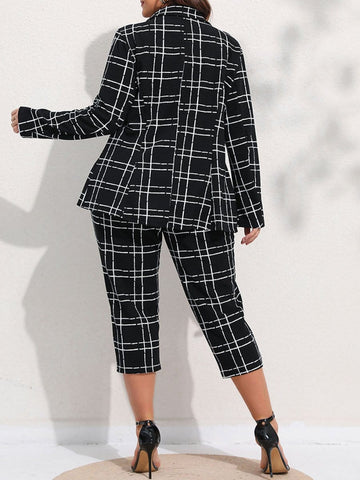 Persephone Blazer & Cropped Pant Set