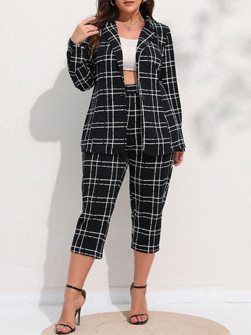 Persephone Blazer & Cropped Pant Set