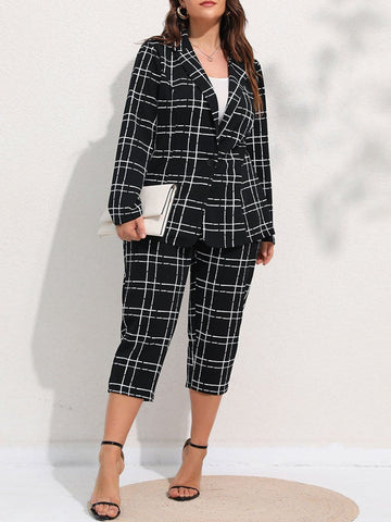 Persephone Blazer & Cropped Pant Set