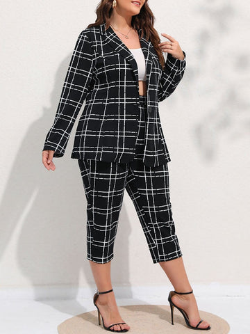 Persephone Blazer & Cropped Pant Set