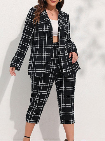 Persephone Blazer & Cropped Pant Set