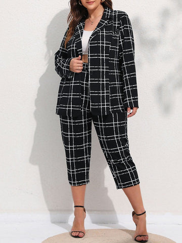 Persephone Blazer & Cropped Pant Set