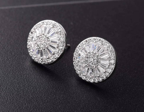The Cadence Crystal Stud Earrings