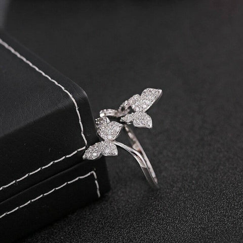 The Butterfly Effect Crystal Ring
