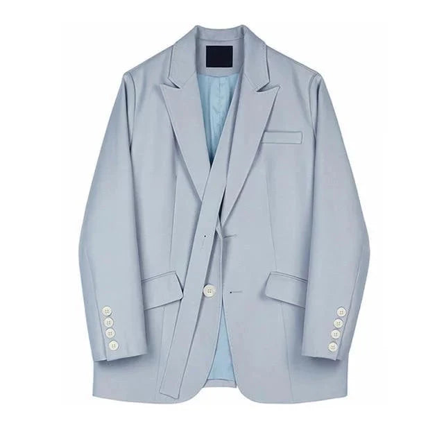 The Sylvia Strapped Blazer - Multiple Colors