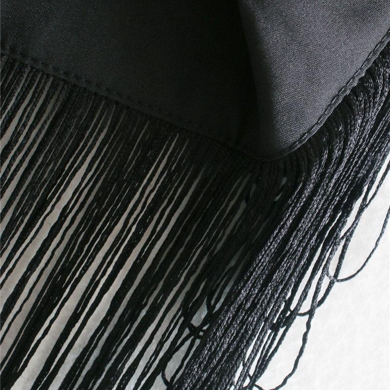 Der Savannah Tassel Minirock - Schwarz