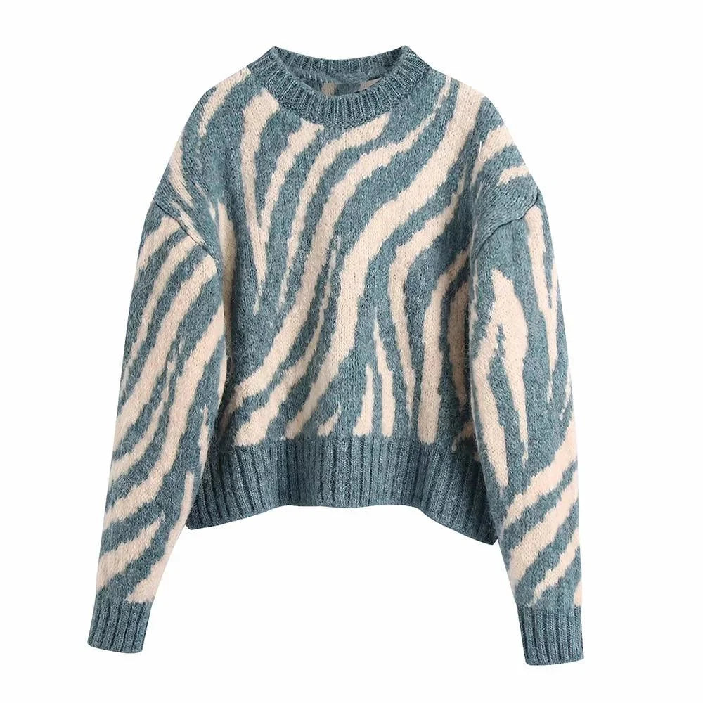 The Tigress Long Sleeve Pullover Sweater