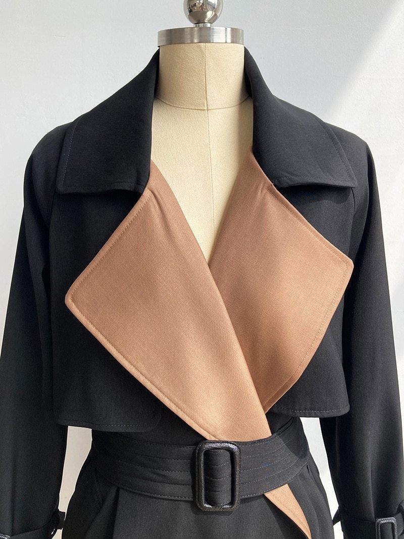 The Joanne Long Sleeve Trench Coat