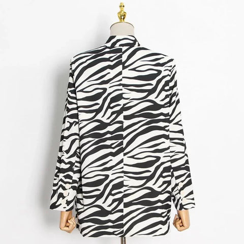 Der Zebra Long Tail Blazer
