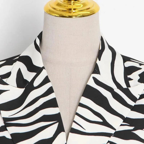 Der Zebra Long Tail Blazer