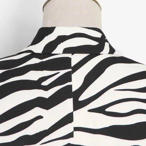 Der Zebra Long Tail Blazer