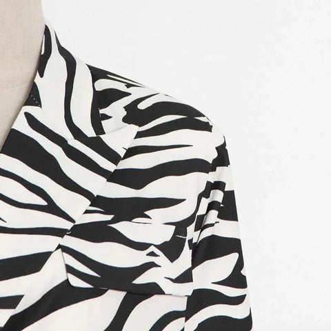 Der Zebra Long Tail Blazer