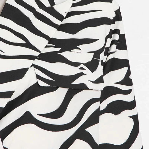 Der Zebra Long Tail Blazer