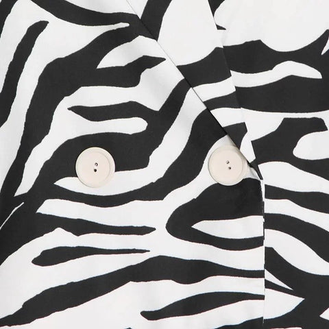 Der Zebra Long Tail Blazer