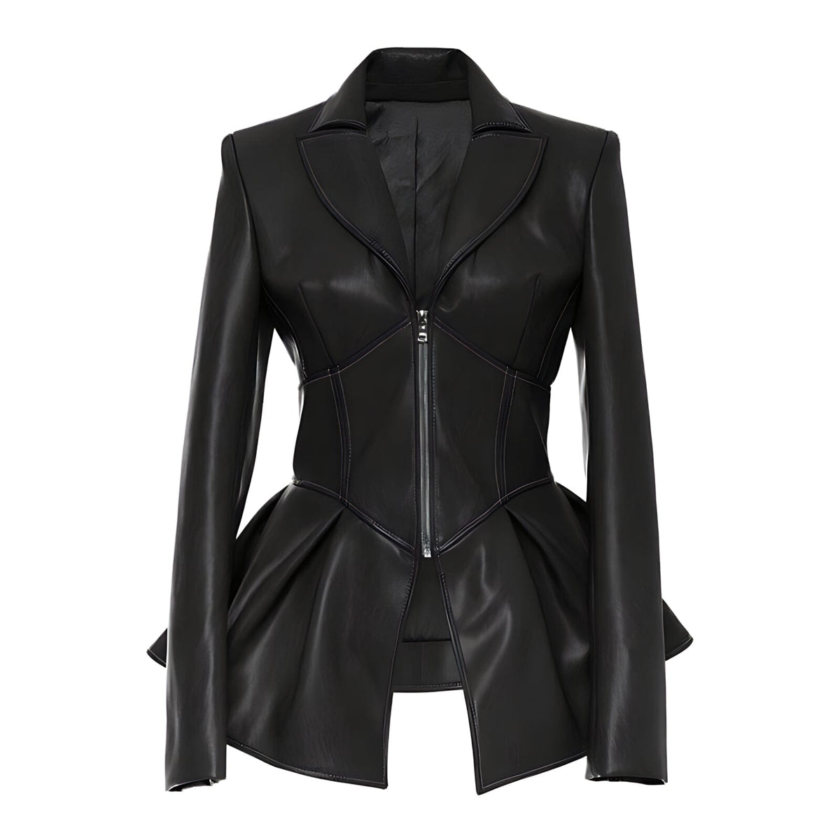 The Bella Faux Leather Moto Jacket - Multiple Colors