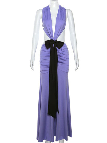 Reyna Backless Bodycon Maxi Dress