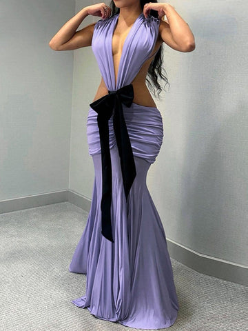 Reyna Backless Bodycon Maxi Dress