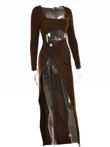 Scott Hollow Out Maxi Dress