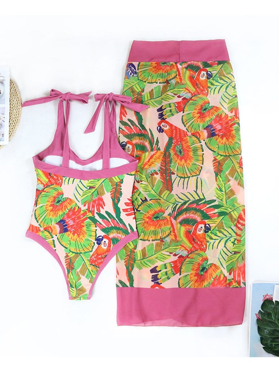 Thalia Swimsuit & Ruffle Skirt Set