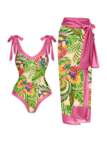 Thalia Swimsuit & Ruffle Skirt Set