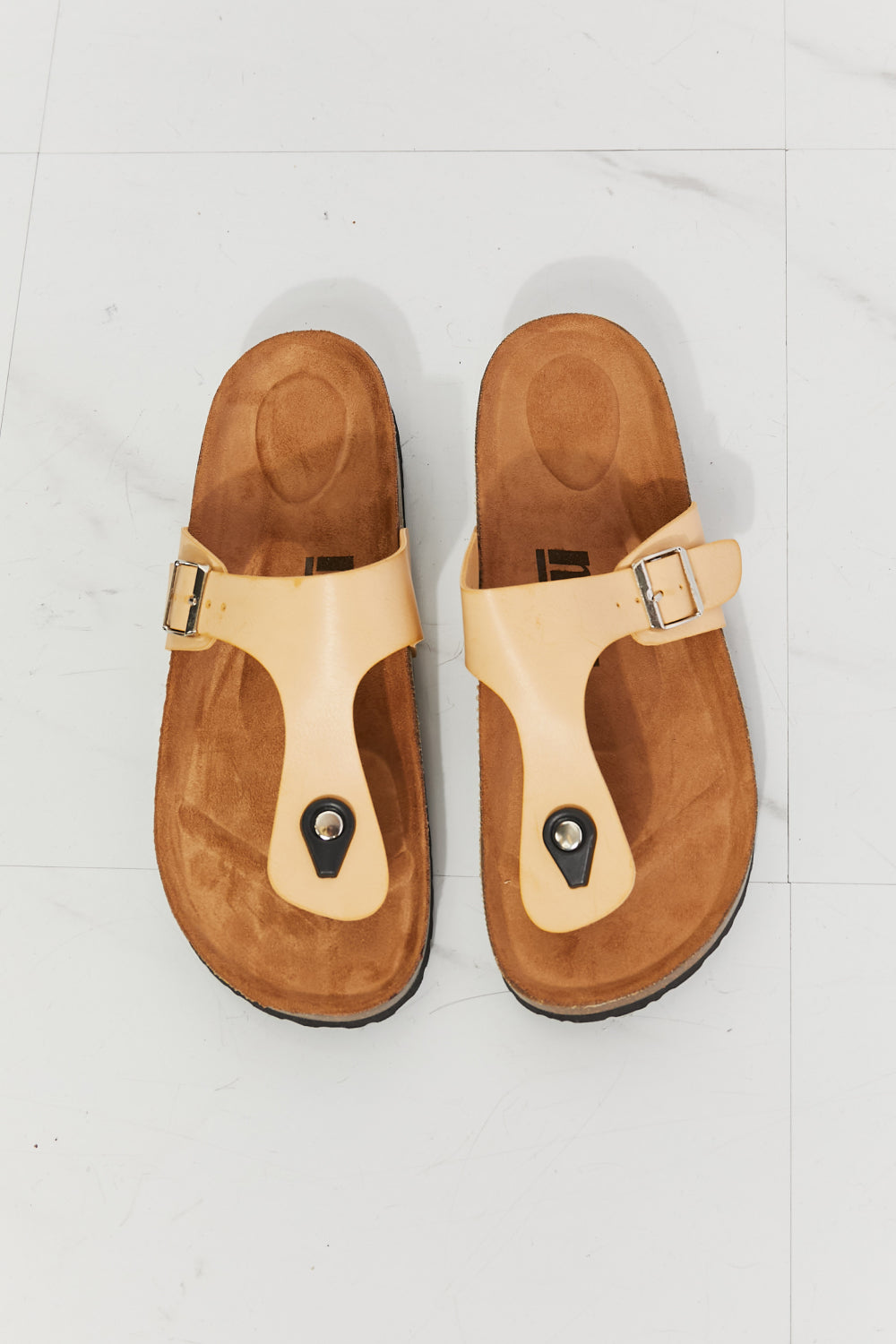 Drift Away T-Strap Flip-Flop in Sand