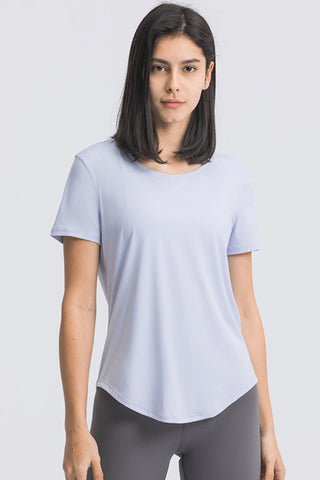 Breathable Short Sleeve Sports Tee