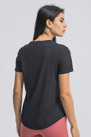 Breathable Short Sleeve Sports Tee