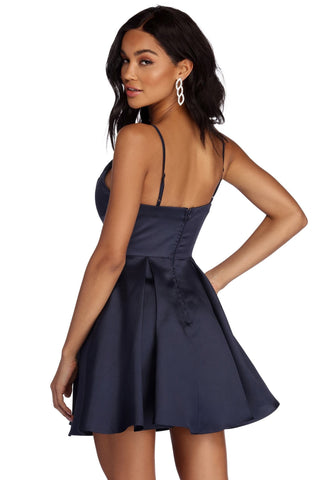 Jenny Formal Satin Party Dress