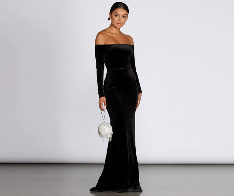 Ida Velvet Formal Gown