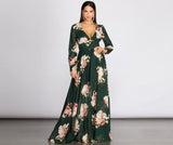Irina Floral Chiffon A-Line Dress