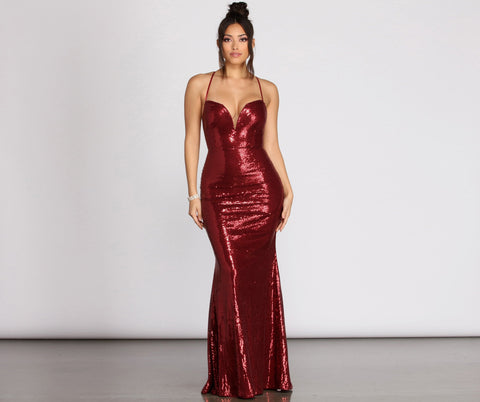 Viva Formal Sequin Mermaid Dress