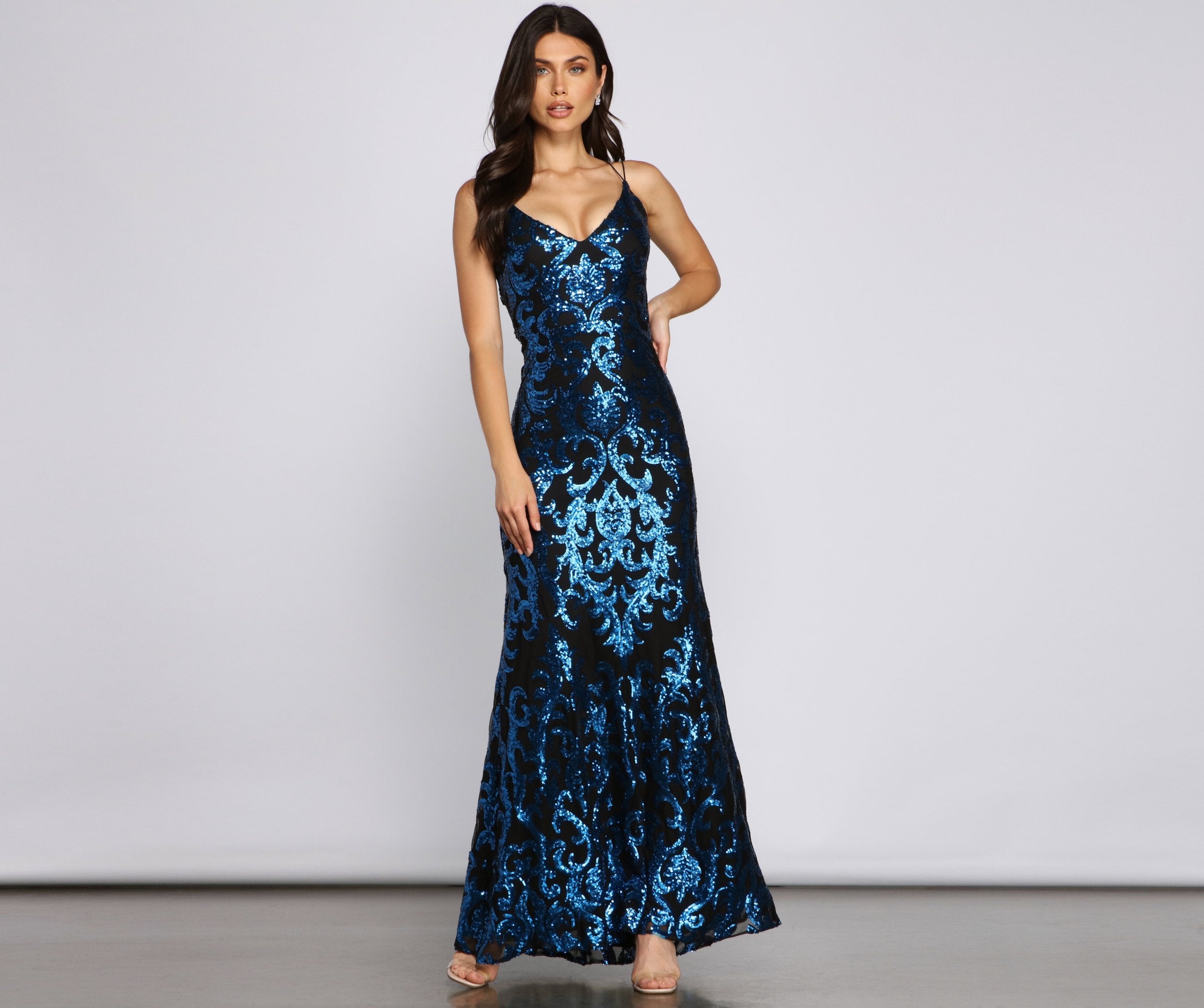Lila Formal Open Back Sequin Mermaid Dress Luis Shop Lila Formal Open Back Sequin Mermaid Dress Luis Shop