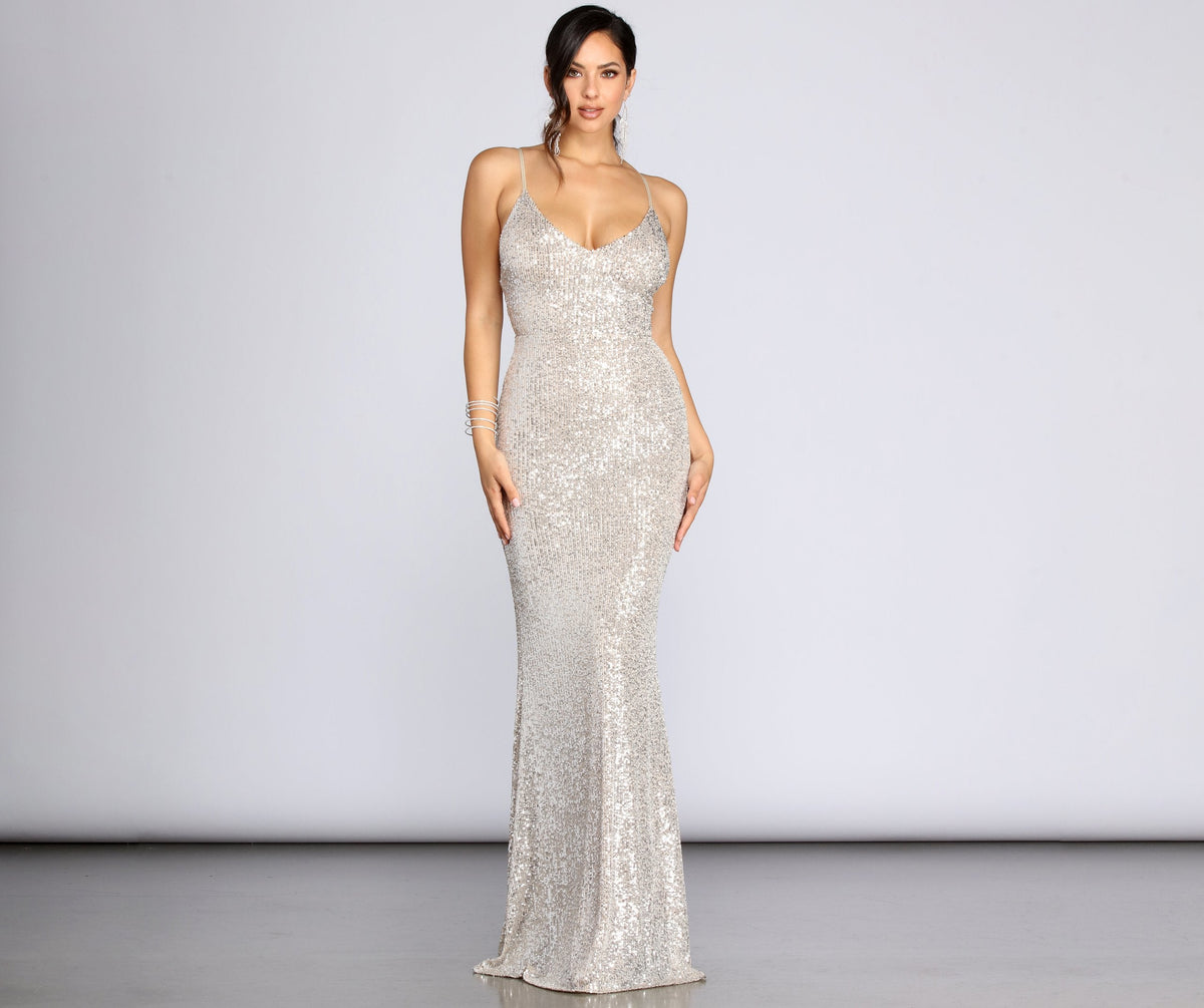 Teagan Sequin Gown