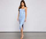 Major Heartbreaker Mesh Midi Dress