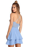 Layered In Lace Skater Dress