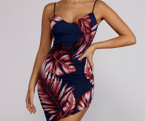 Robe courte tropicale Take a Trip