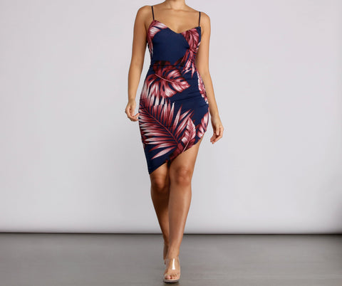 Robe courte tropicale Take a Trip