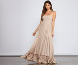 Go With The Flow Smocked Maxi Dress
