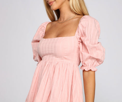 Robe Babydoll Douce Pour L'Été