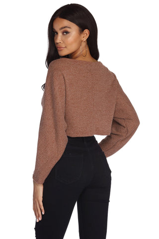 Lounge Around Pullover Crop Top