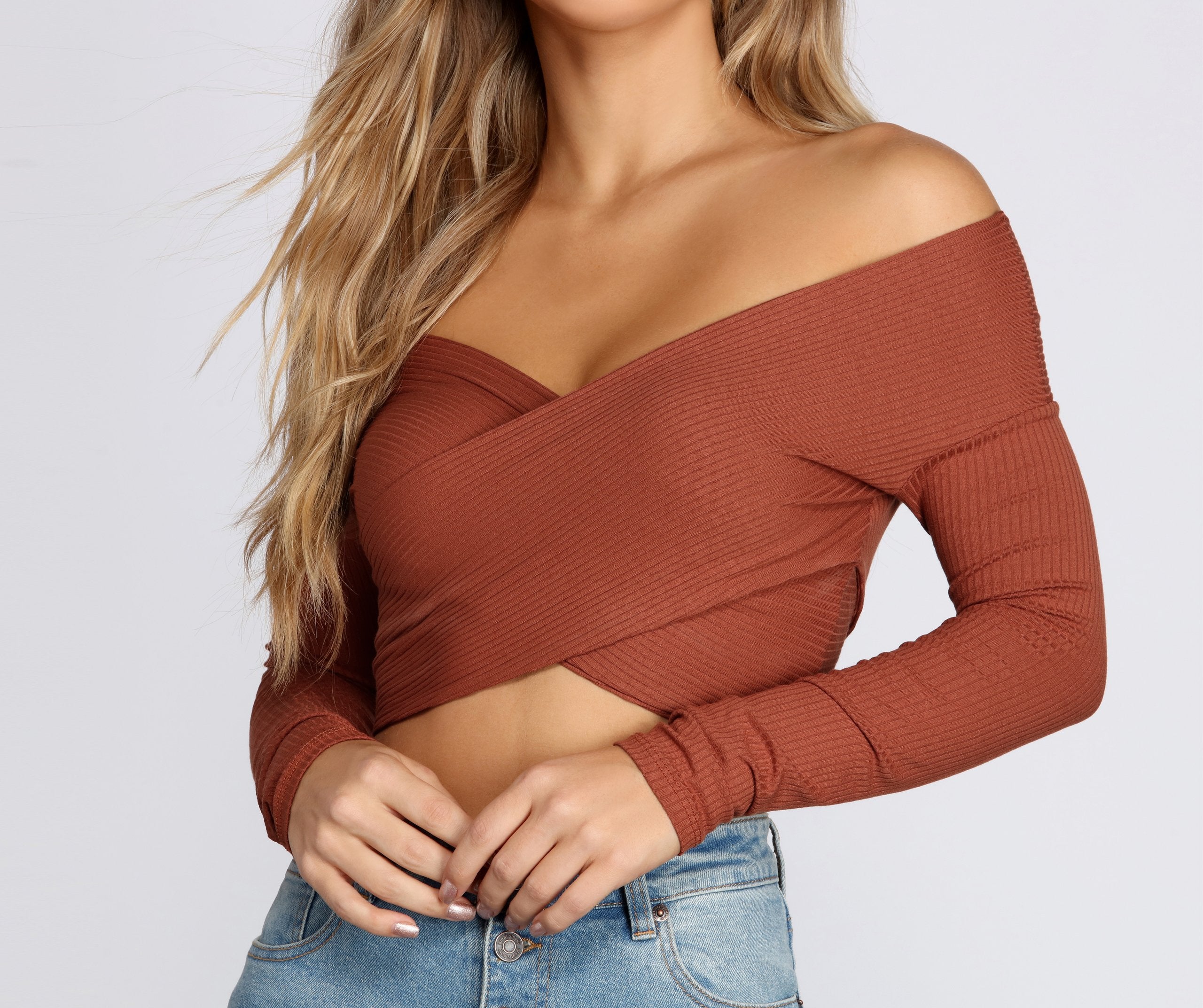 Wrapped In Style Crop Top