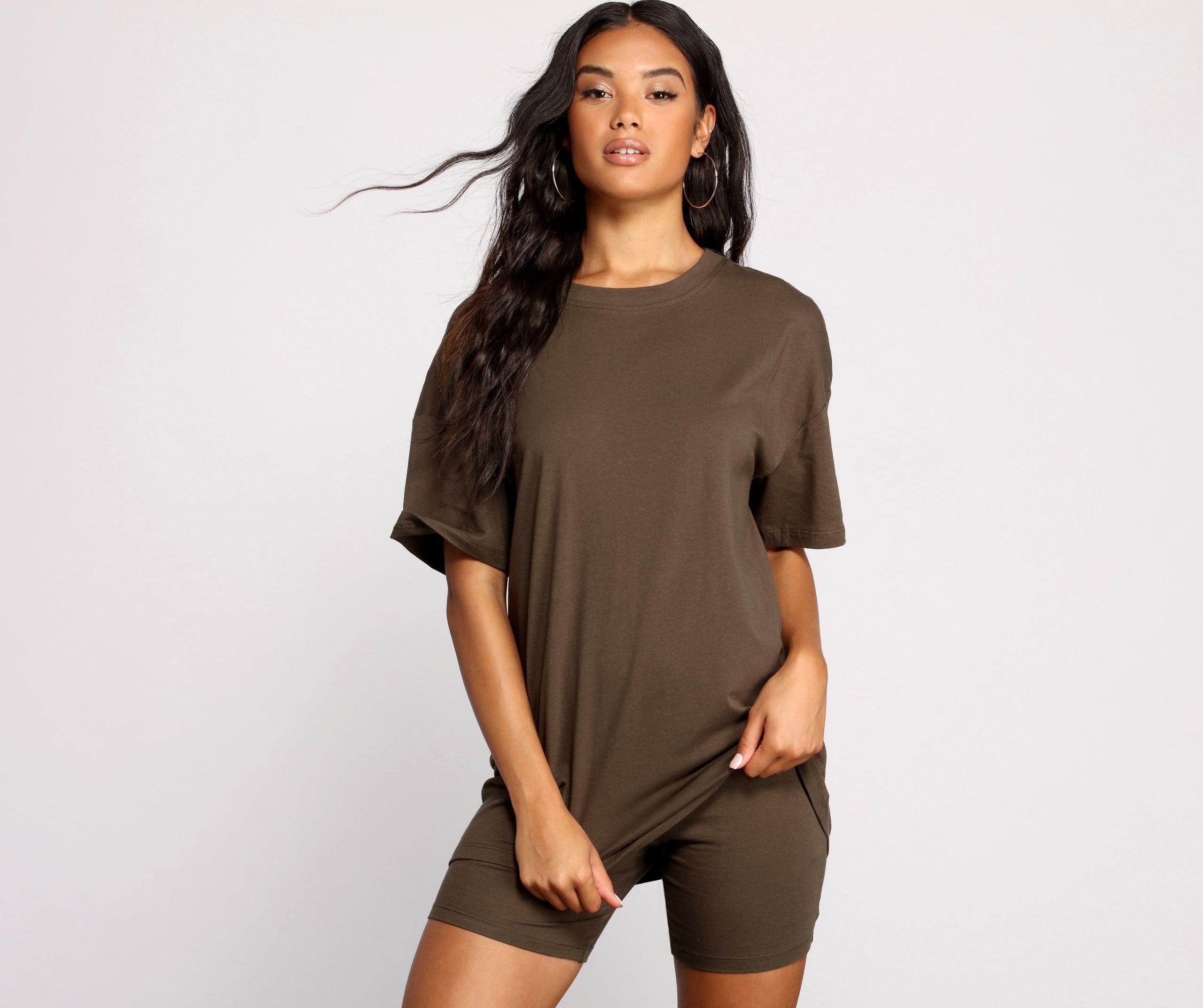 Effortless Everyday Oversize Basic Tee