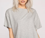 Essential Casual Oversize Basic Tee Shirt