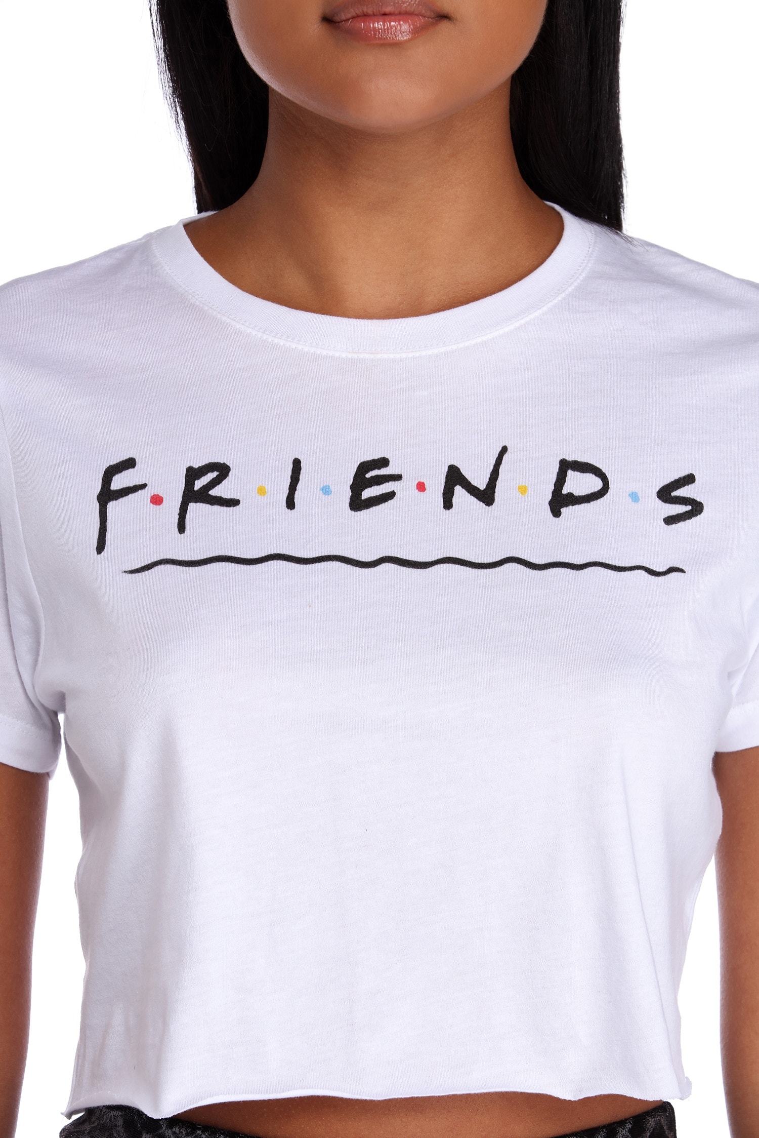 Friends Cropped Graphic Tee