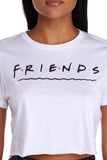 Friends Cropped Graphic Tee