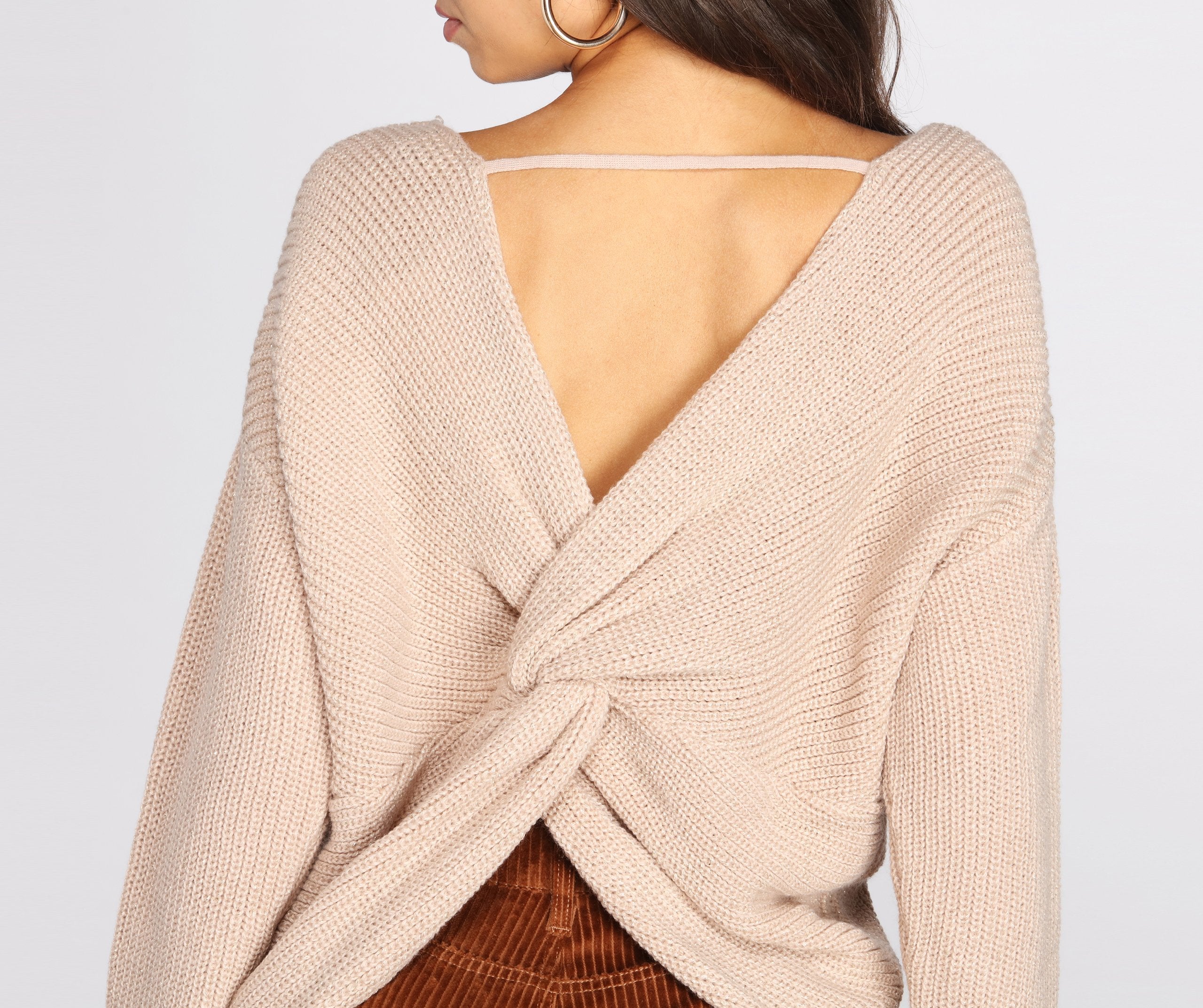 Knot So Innocent Knit Sweater