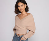 Glitter And Gleam Ribbed Knit Sweater