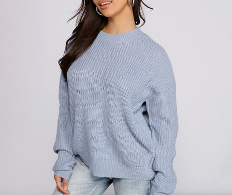 Twist and Stun – Pullover mit offenem Rücken